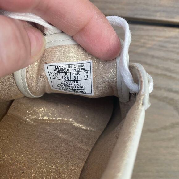 Michael Kors Girls “IMA REBEL-888”  shoes size 13 Youth new never worn MK - Picture 8 of 9